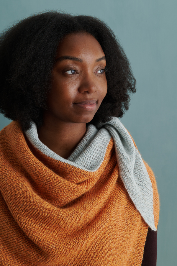 Half + Half Triangles Wrap in New Colors | Purl Soho