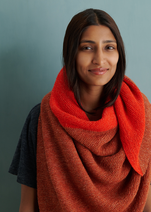 Half + Half Triangles Wrap in New Colors | Purl Soho