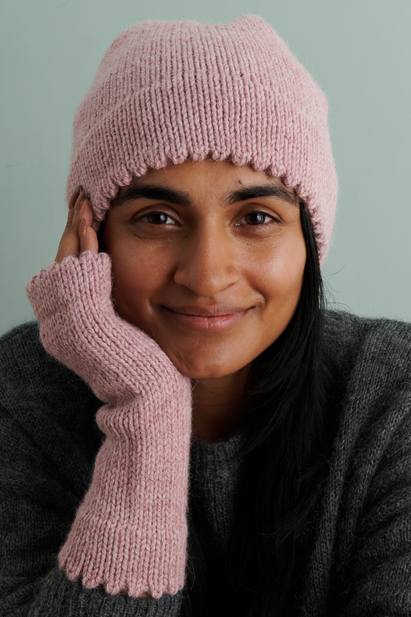 Picot Hat + Hand Warmers | Purl Soho
