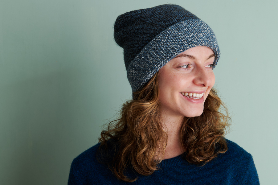 Contrast Cuff Hat + Hand Warmers | Purl Soho