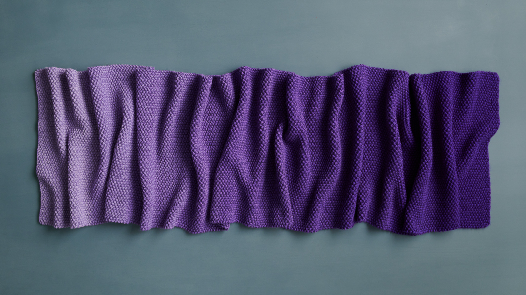 Nine-Note Seed Stitch Wrap in A New Color | Purl Soho