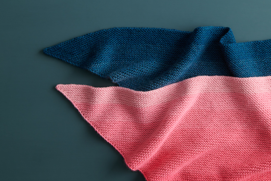 Triangle Garter Wrap in Nine-Note Bundle | Purl Soho