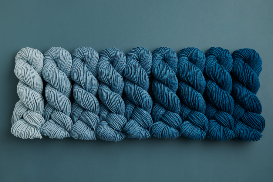 Triangle Garter Wrap in Nine-Note Bundle | Purl Soho
