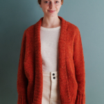 Olson cardigan knitting pattern by Julie Hoover in Purl Soho's Hedgerow yarn