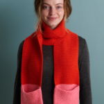 free Pocket Scarf knitting pattern in Purl Soho's Plenty yarn