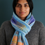 Side-By-Side Scarf free Side-By-Side Scarf knitting pattern in Purl Soho's Novella yarn