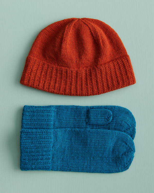 Classic Hat + Mittens In Wigeon | Purl Soho