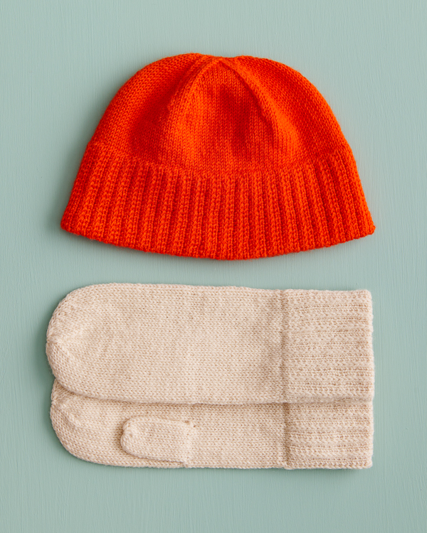 Classic Hat + Mittens In Wigeon | Purl Soho