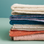 Double Knit Blanket In New Yarns free Double Knit Blanket knitting pattern in Purl Soho's Good Wool and Season Alpaca yarns