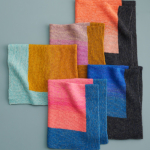 free Color Wash Blanket knitting pattern in Purl Soho's Linen Quill yarn