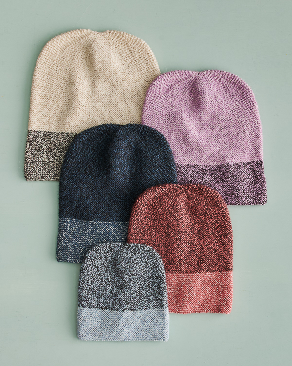 Contrast Cuff Hat + Hand Warmers | Purl Soho