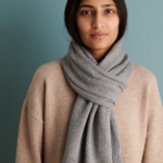 Daily Scarf free Daily Scarf knitting pattern in Purl Soho's Echo Cashmere yarn