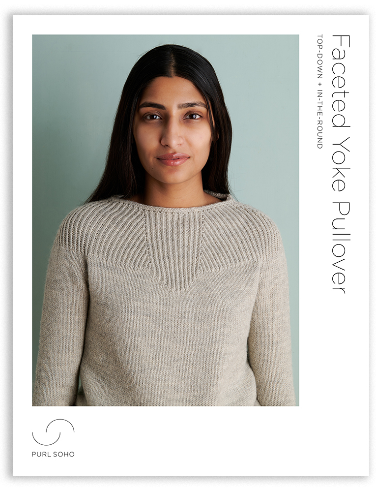 Faceted Yoke Pullover In Knitting Yarn DK | Purl Soho