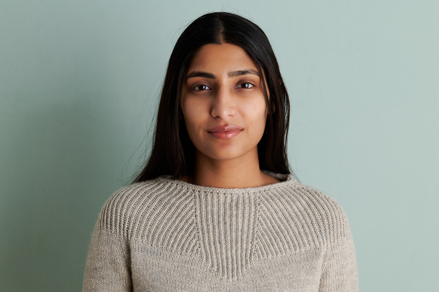Faceted Yoke Pullover In Knitting Yarn DK | Purl Soho