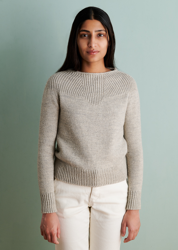 Faceted Yoke Pullover In Knitting Yarn DK | Purl Soho