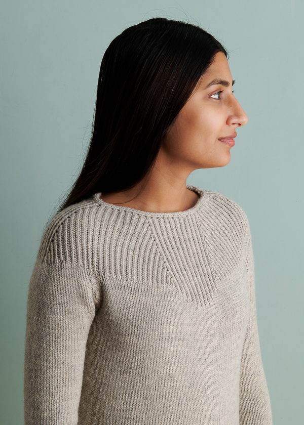 Faceted Yoke Pullover In Knitting Yarn DK | Purl Soho
