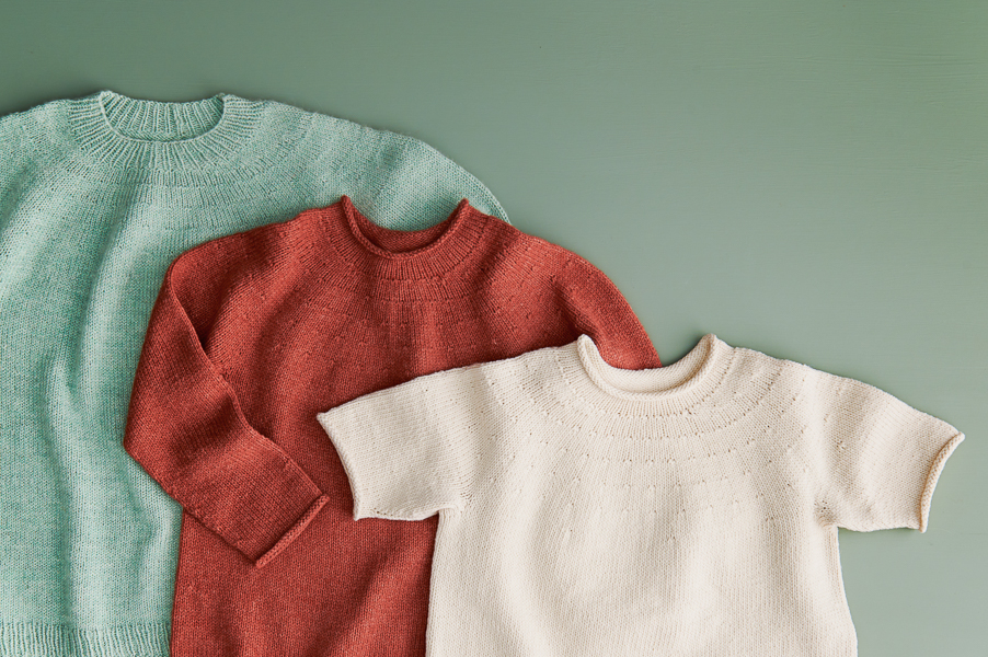 Top-Down Circular Yoke Pullover In New Yarns + Styles | Purl Soho