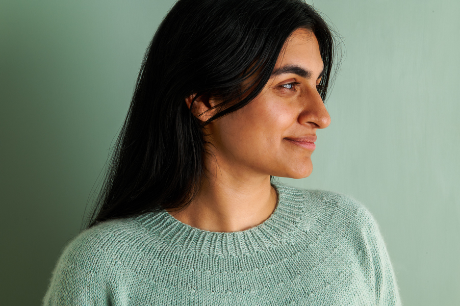 Top-Down Circular Yoke Pullover In New Yarns + Styles | Purl Soho