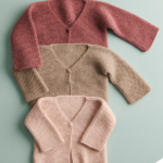 Simply The Best Cardigan For Babies And Toddlers knitting pattern in Purl Soho's Nigh DK, cashmere DK-weight yarn