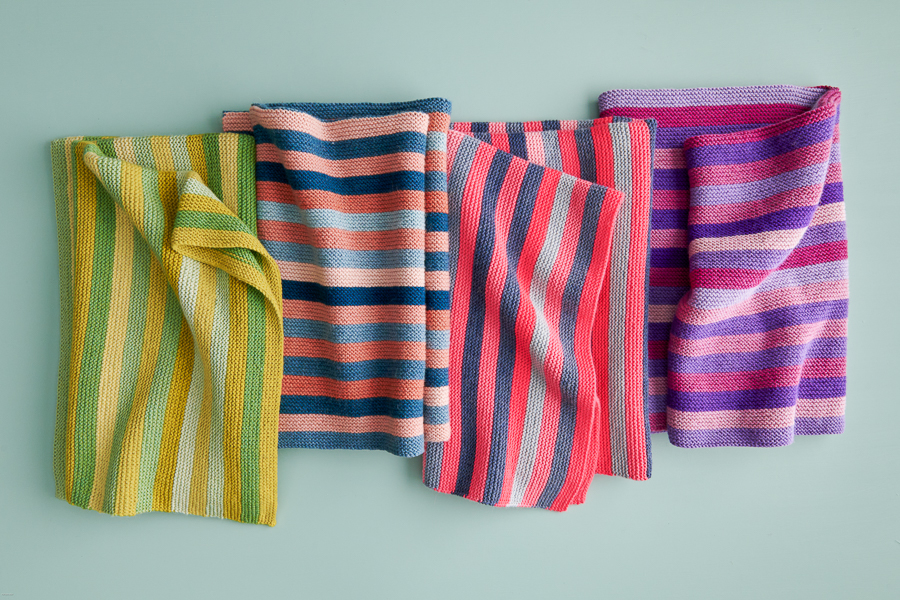 Shimmering Stripes Blanket | Purl Soho