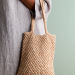 free Kit + Caboodle Tote knitting pattern in Purl Soho's Sunshower Cotton yarn