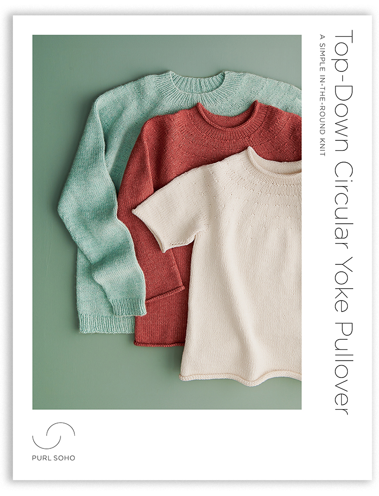 Top-Down Circular Yoke Pullover In New Yarns + Styles | Purl Soho