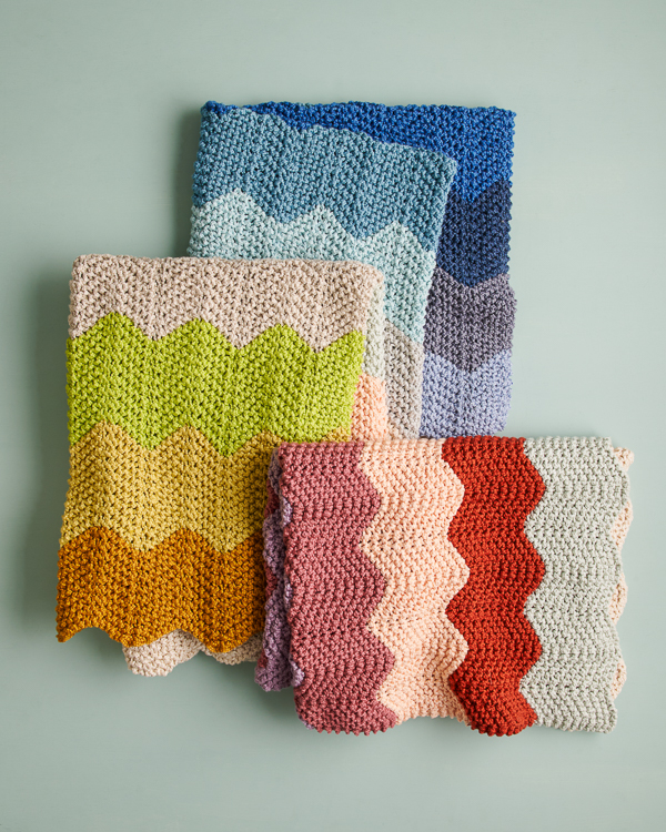 Chevron Baby Blanket in Serif | Purl Soho