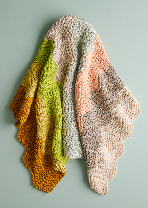 Chevron Baby Blanket in Serif | Purl Soho