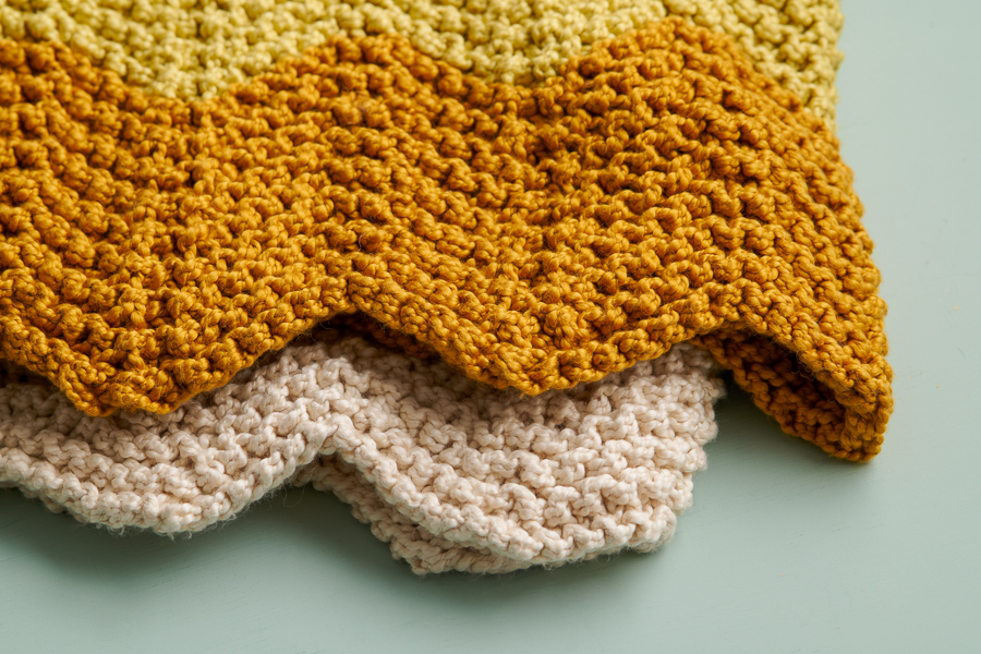 Chevron Baby Blanket in Serif | Purl Soho