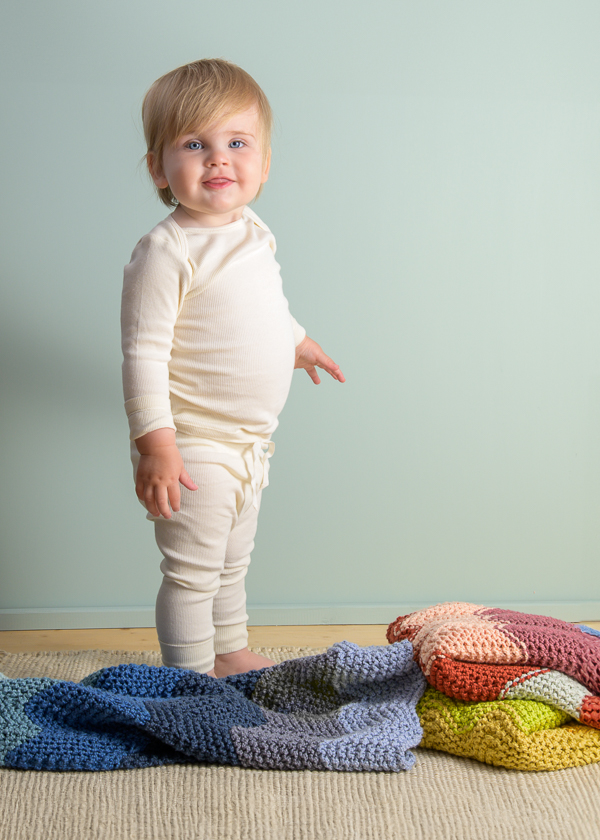 Chevron Baby Blanket in Serif | Purl Soho