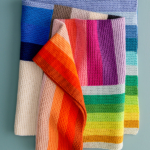 free Good Morning Blanket knitting pattern in Purl Soho's Cotton Chirp DK yarn