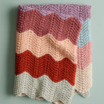 Chevron Baby Blanket in Serif free Chevron Baby Blanket knitting pattern in Purl Soho's Serif yarn