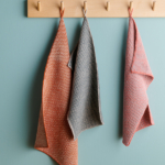 free Slipped Seed Stitch Hand Towel knitting pattern in Purl Soho's Oleander yarn