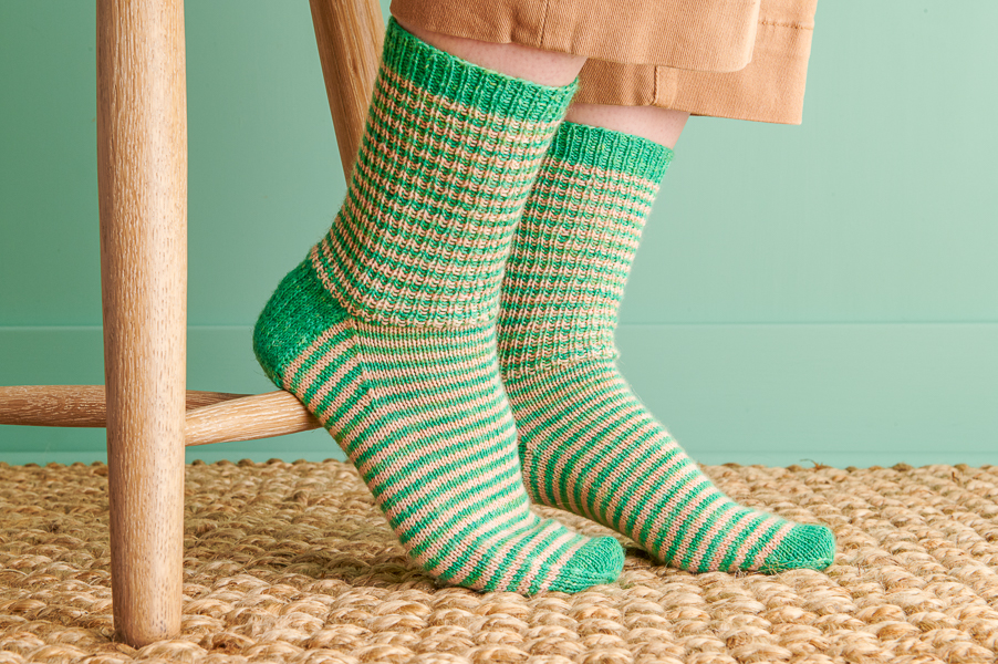 Fun Striped Socks | Purl Soho
