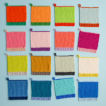 free Knit and Purl Washcloth knitting pattern in Purl Soho's Cotton Chirp DK Minis
