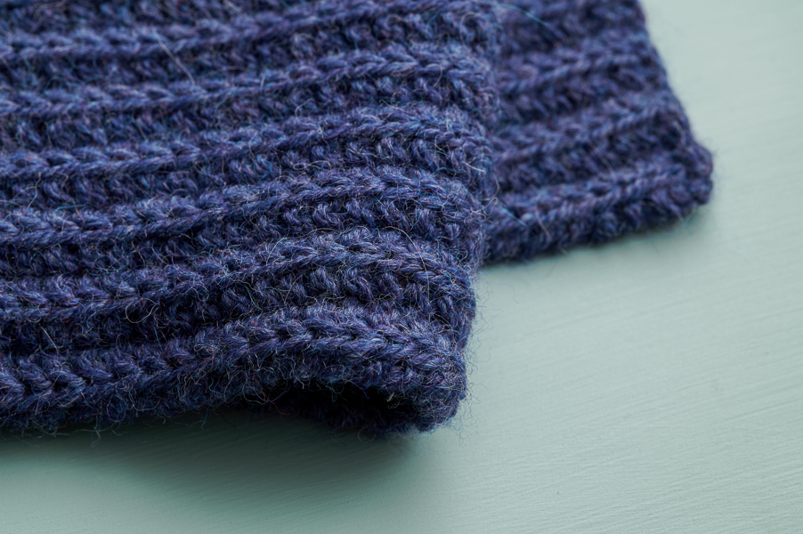 No-Purl Ribbed Scarf in Yonder | Purl Soho