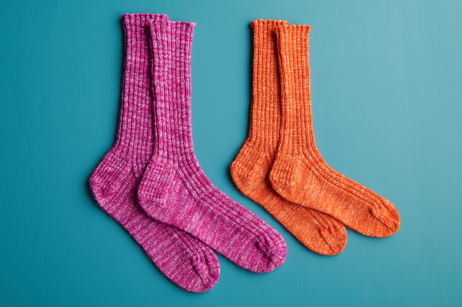 Perfect Fit Socks in Fine Print | Purl Soho