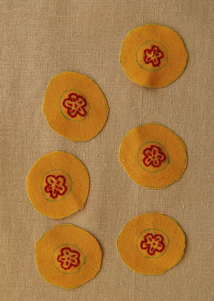 Embroidered Covered Buttons | Purl Soho