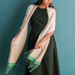 Pannier Wrap free Pannier Wrap knitting pattern in Purl Soho's Cotton Pure yarn