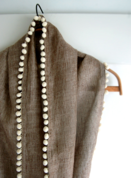 Long Pom Pom Cowl | Purl Soho