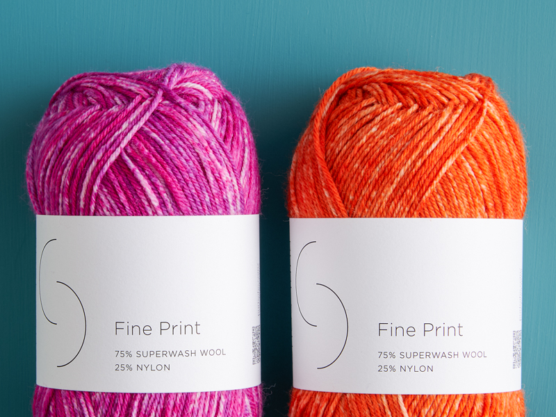 Perfect Fit Socks in Fine Print | Purl Soho