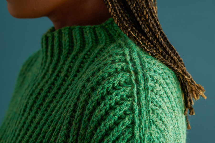 Big Brioche Turtleneck in Till | Purl Soho
