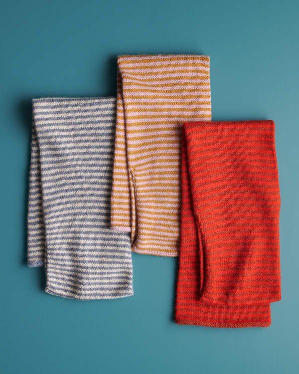 Keyhole Scarf in Stripes + New Colors | Purl Soho