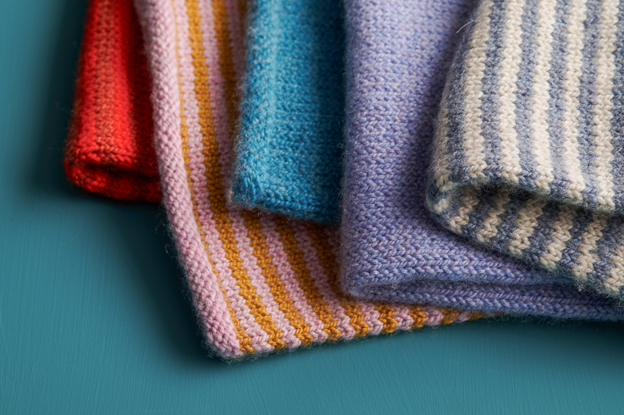 Keyhole Scarf in Stripes + New Colors | Purl Soho