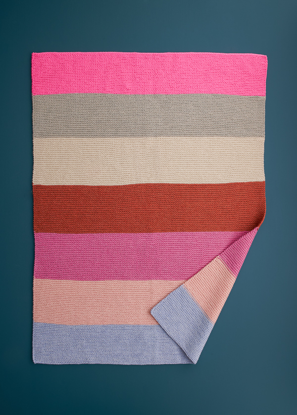 Super Easy Baby Blanket in Daily Wool Worsted | Purl Soho