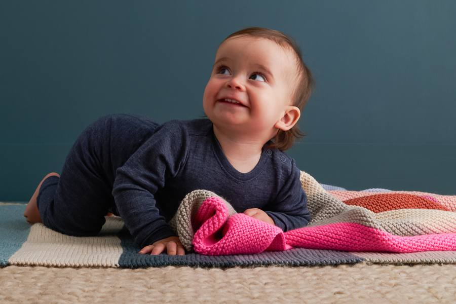 Super Easy Baby Blanket in Daily Wool Worsted | Purl Soho