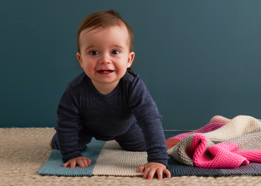 Super Easy Baby Blanket in Daily Wool Worsted | Purl Soho