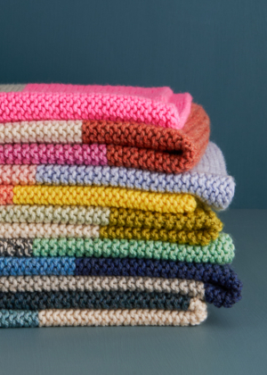 Super Easy Baby Blanket in Daily Wool Worsted | Purl Soho
