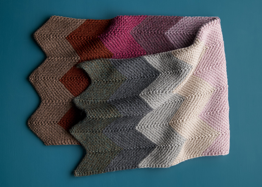Vintage Chevron Blanket | Purl Soho
