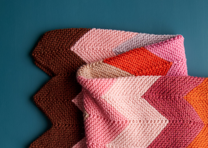 Vintage Chevron Blanket | Purl Soho